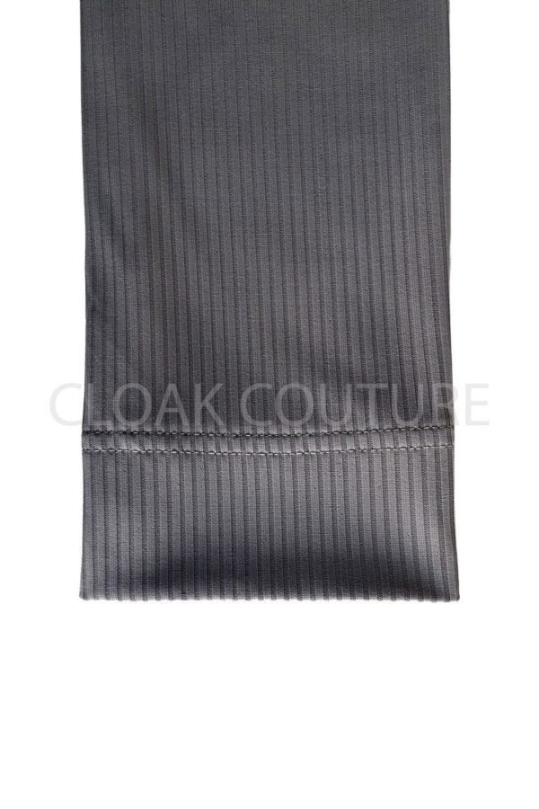 Grey Ribbed Tube Hijab Cap