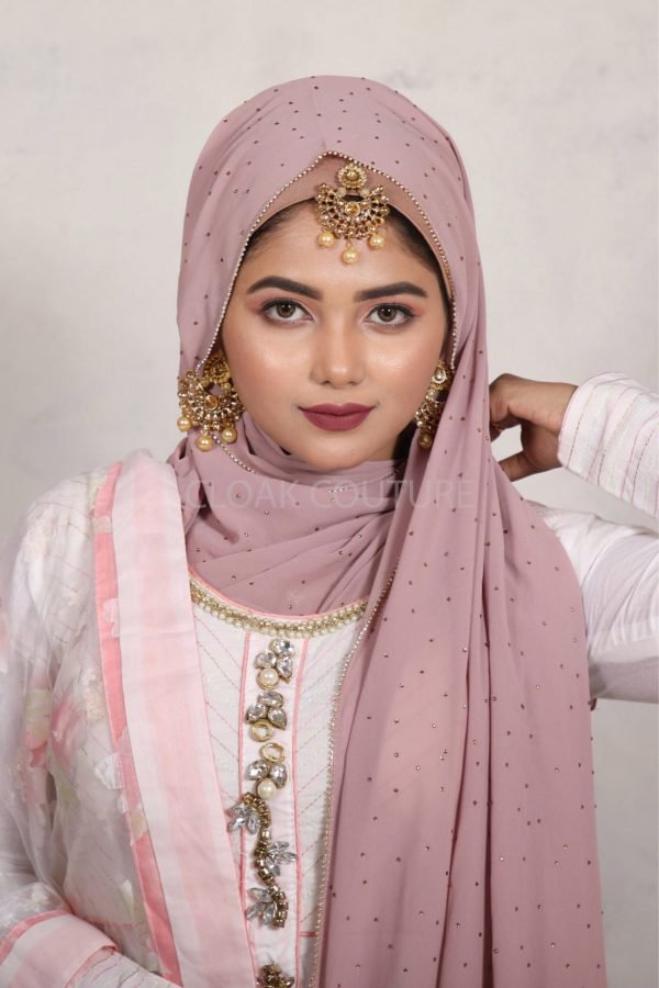 Dalilah Rhinestone Georgette Hijab