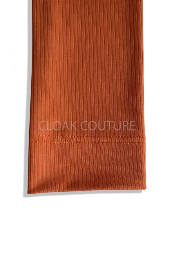 Tangerine Ribbed Tube cap