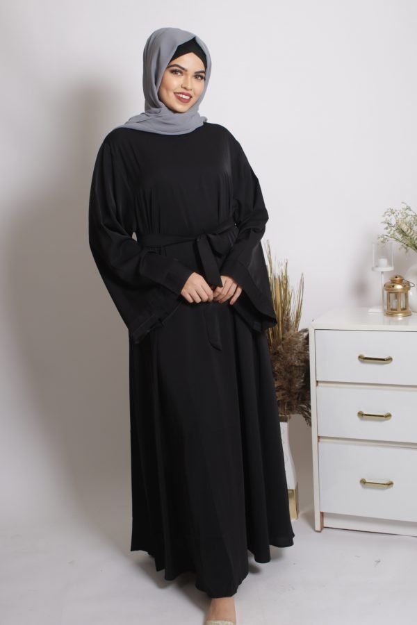 Eve Classic Abaya Dress - Black