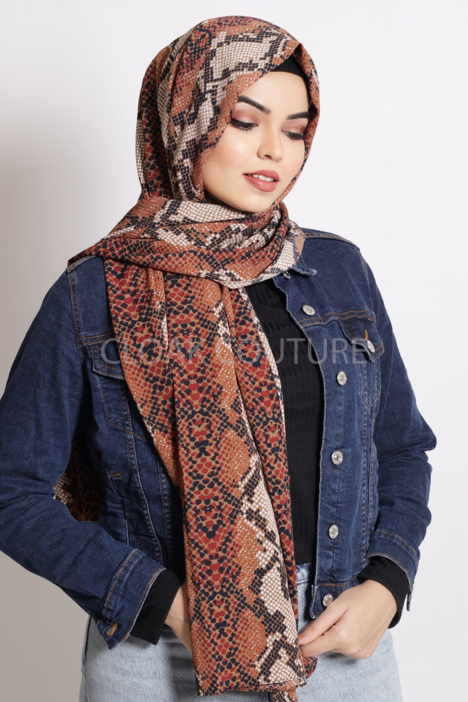 Calypso Chiffon Printed Hijab - Image 3