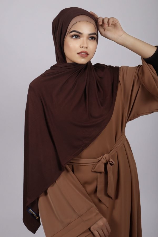 414A7EEE-C255-473C-B316-4F5BFB55EA42 Chocolate Cherry Premium Jersey Hijab