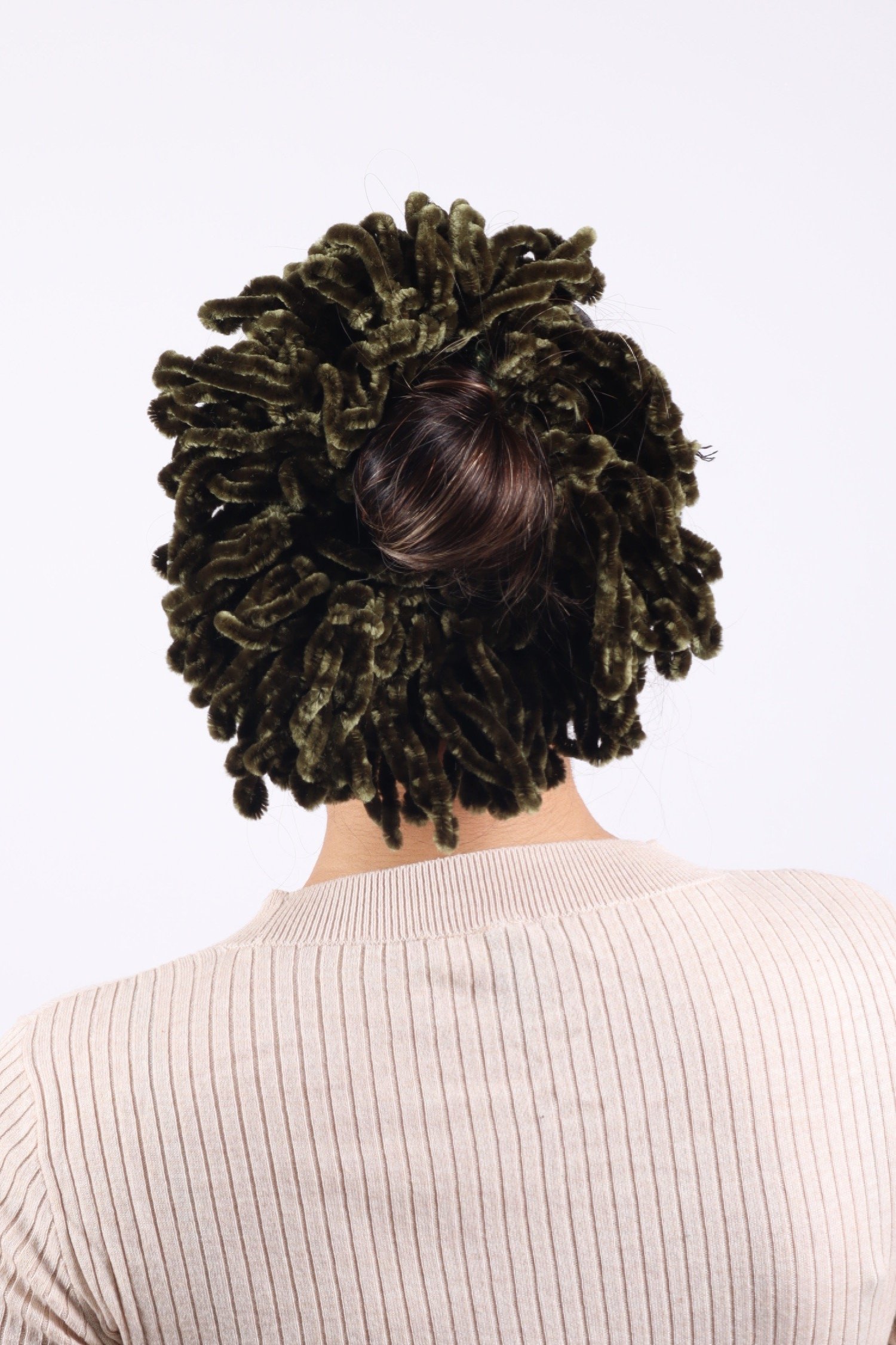 Olive Volumizing Scrunchie