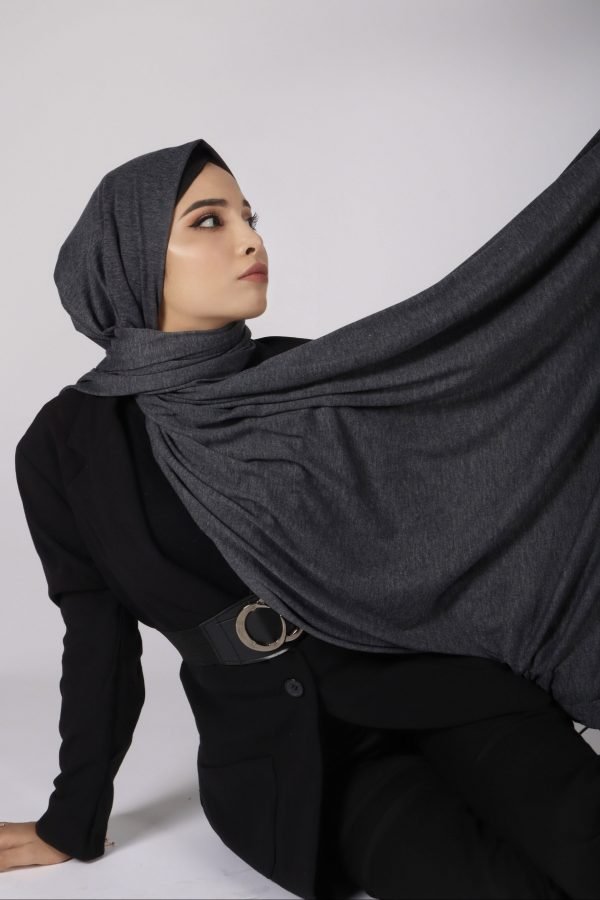 D025010B-6828-4B37-AB8B-E182A89F75F6 Charcoal Premium Jersey Hijab