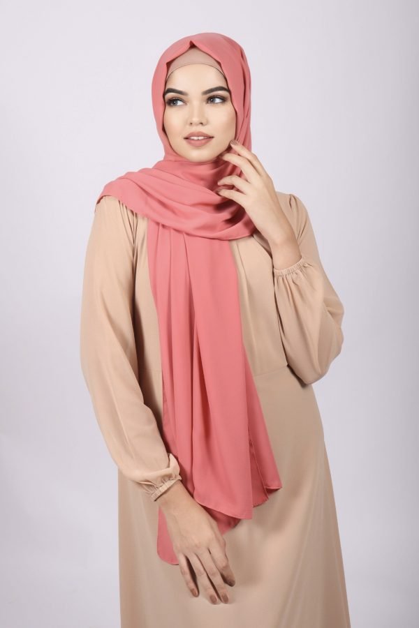 Hibiscus Korean Chiffon Hijab