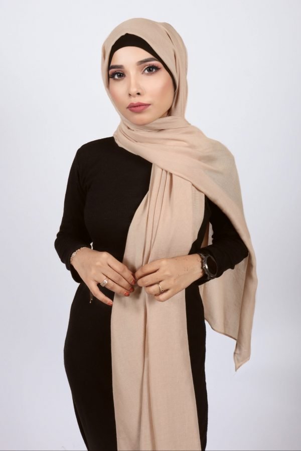 FBB617D8-9B46-4E4C-8BAF-8F785DDD960C Linen Cream Modal Hijab
