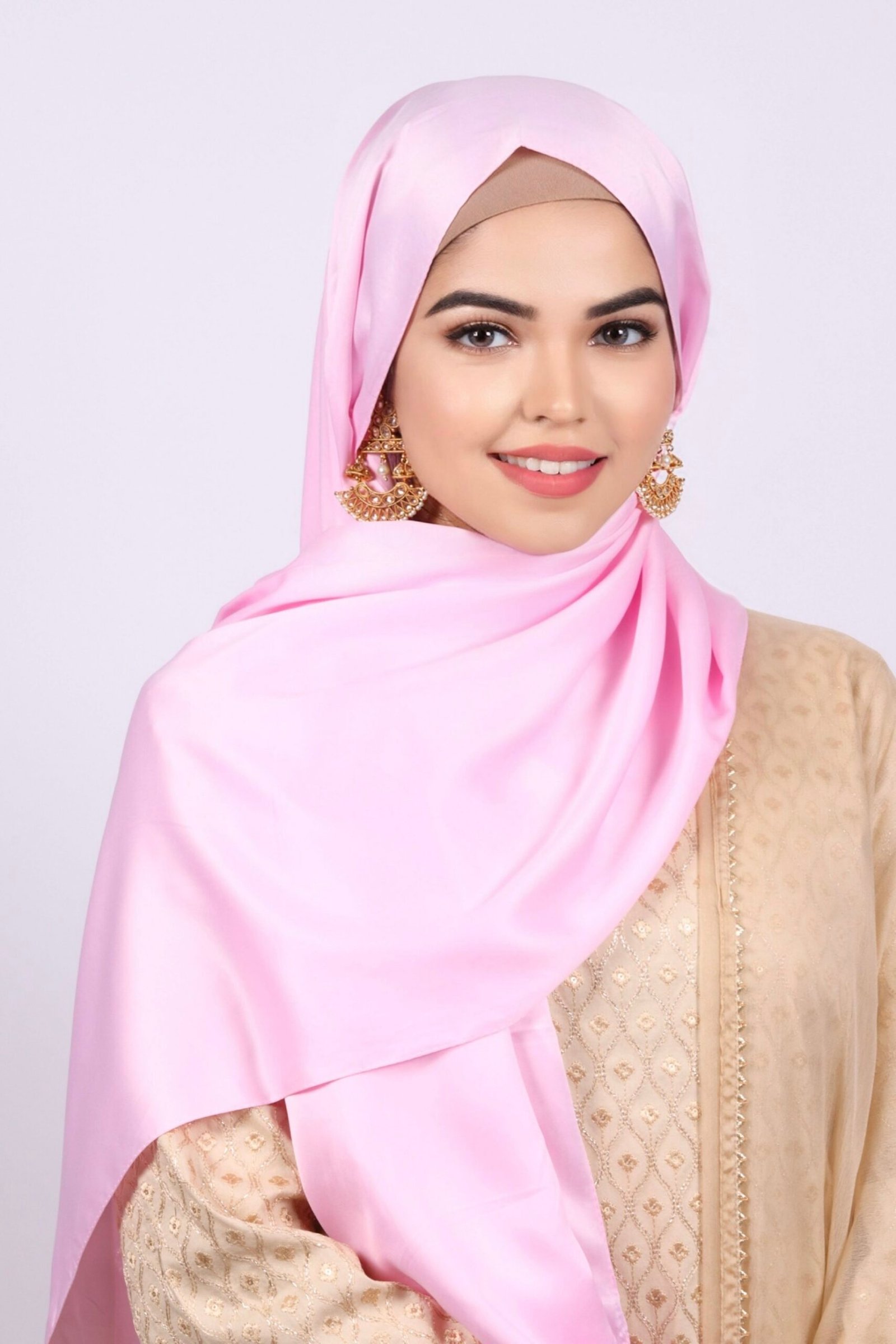 Barbie Matte Satin Hijab - Image 2
