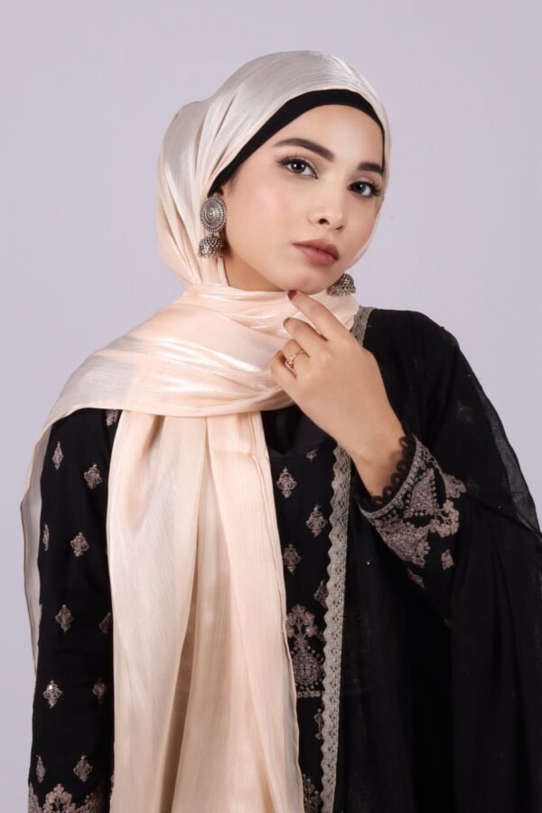 CDBF256C-18C0-4798-BEB7-343372AD0A7C Peach Blush Oranza Shimmer Hijab