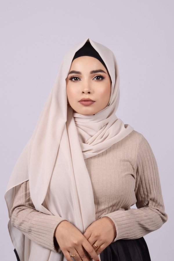 DAF79970-0761-46A7-A918-2E334D17C72D Cosmic Cream Premium Chiffon Hijab