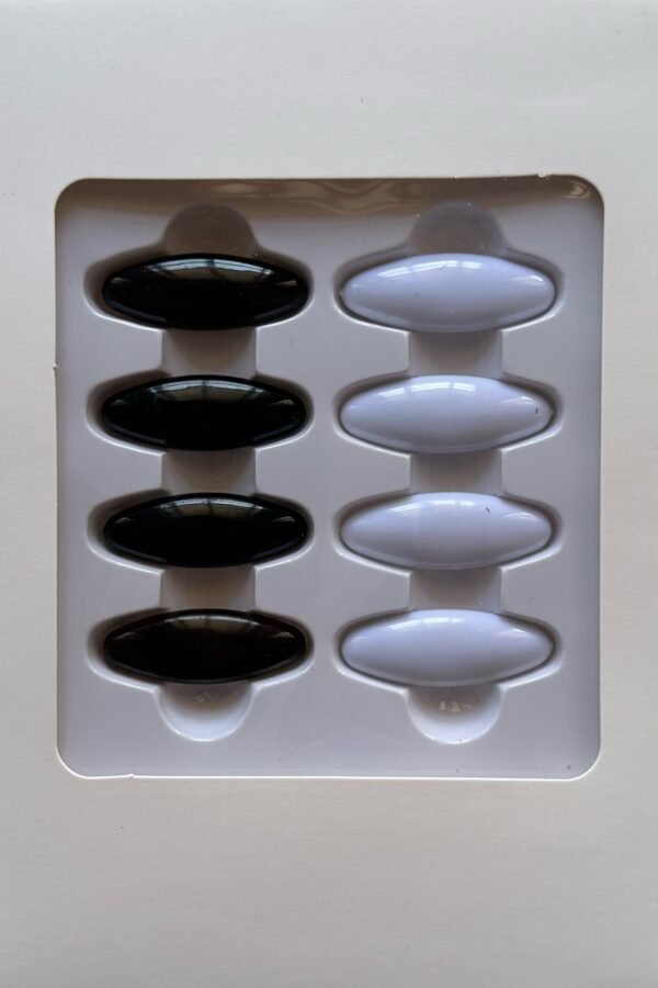 IMG_2680 Black & White Hijab Pins Box (Set of 8)