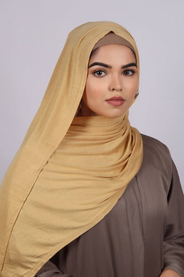 00A991DF-CF79-43A5-BA4A-E5C914FFF5E6 Golden Nude Classic Jersey Hijab