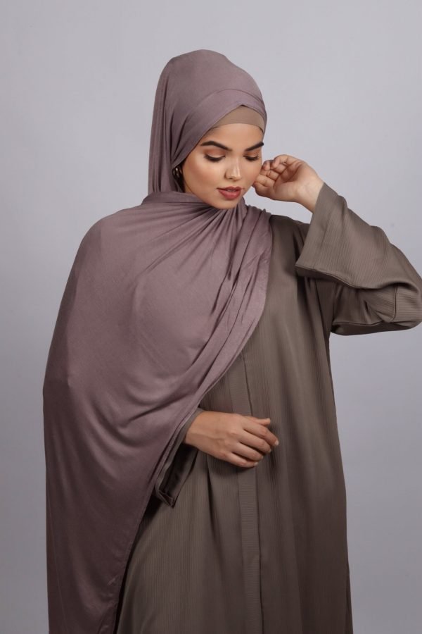 1079B37B-96EC-47BC-9348-A6E97641F346 Desert Taupe Classic Jersey Hijab