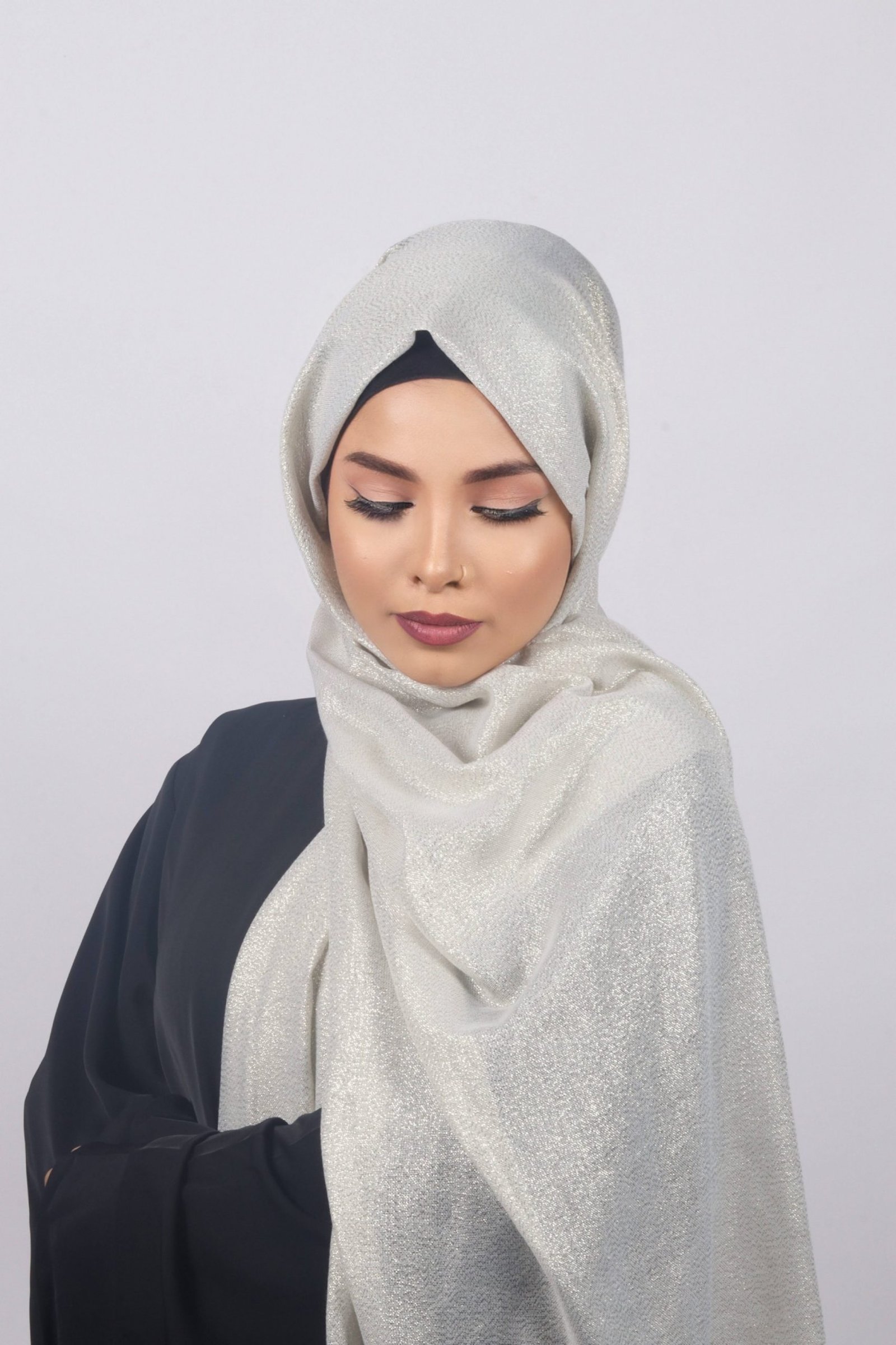 Moonlight Premium Zari Hijab - Image 2