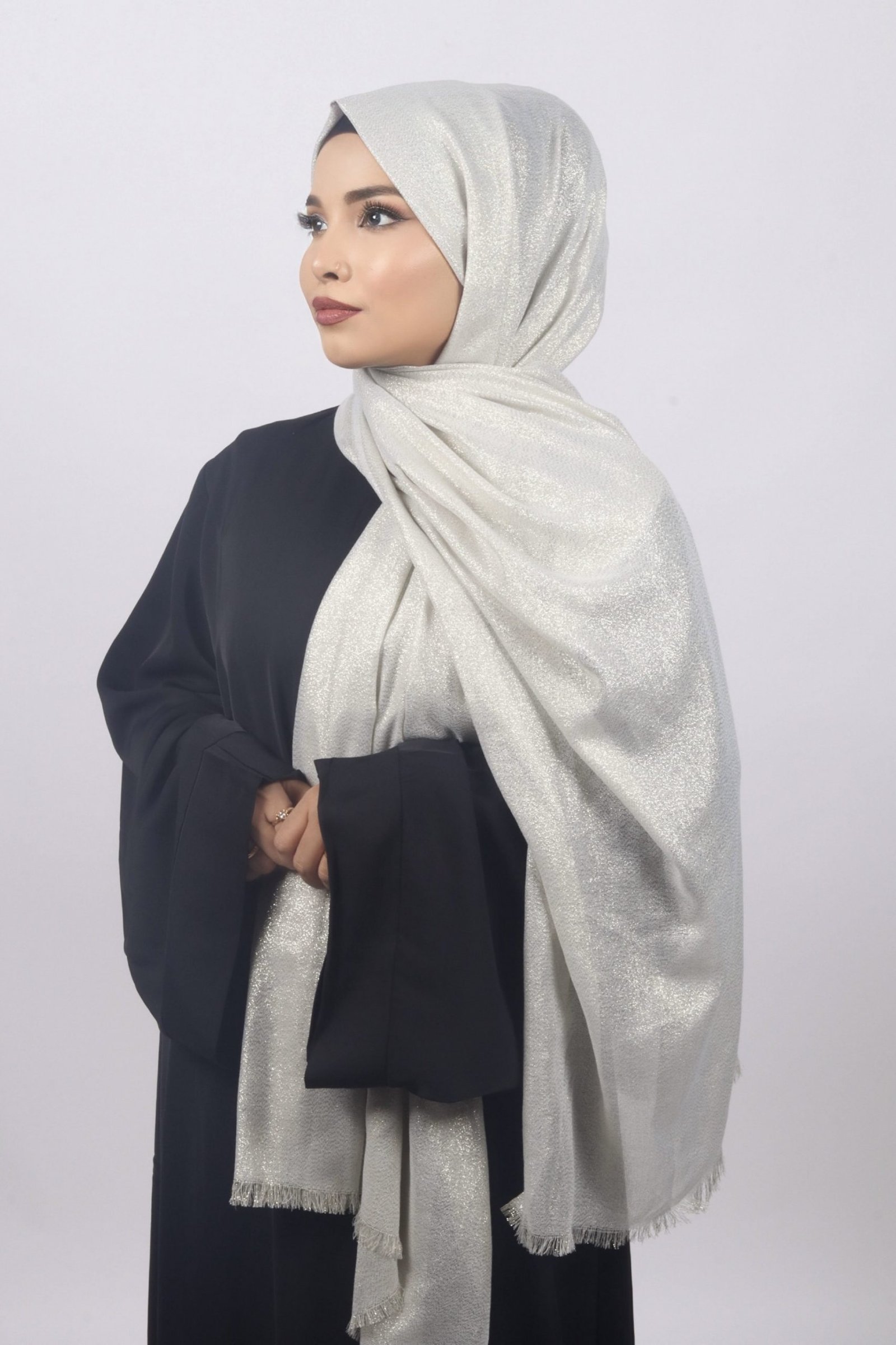 Moonlight Premium Zari Hijab