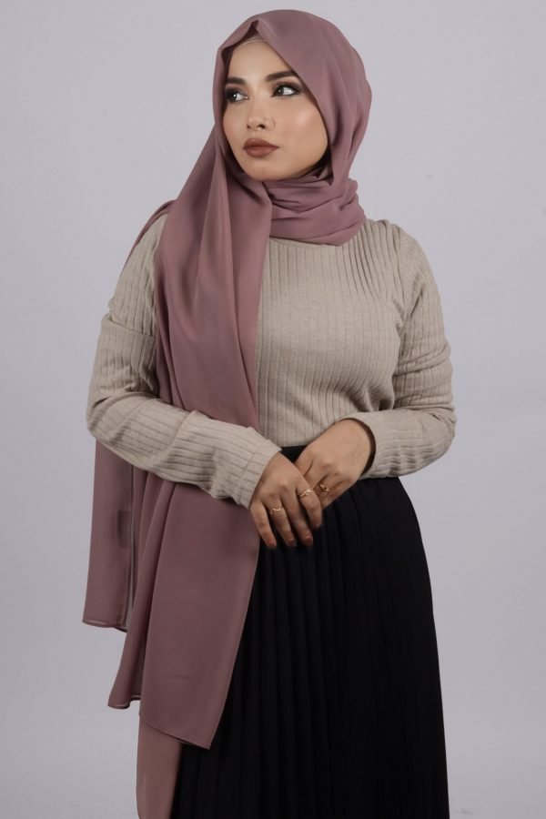 CA771AF7-CD52-4DCA-9941-21B895D64BB6 Cherry Pink Premium Chiffon Hijab