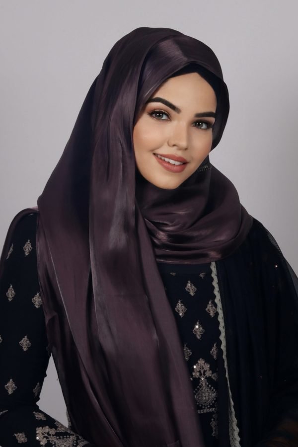 250D94C9-A3DC-4E51-A4A6-F0E7A2EF9FAB Choco plum Premium Organza Hijab