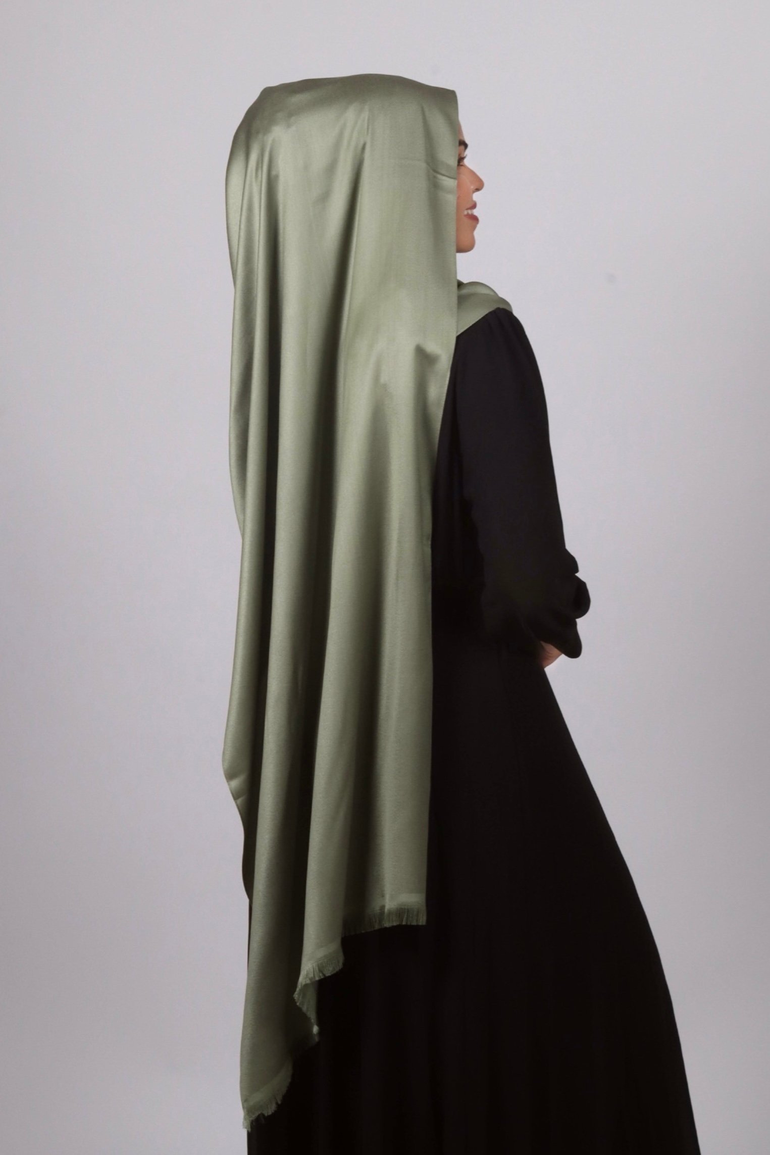 Spring Fresh Luxe Silk Hijab - Image 2