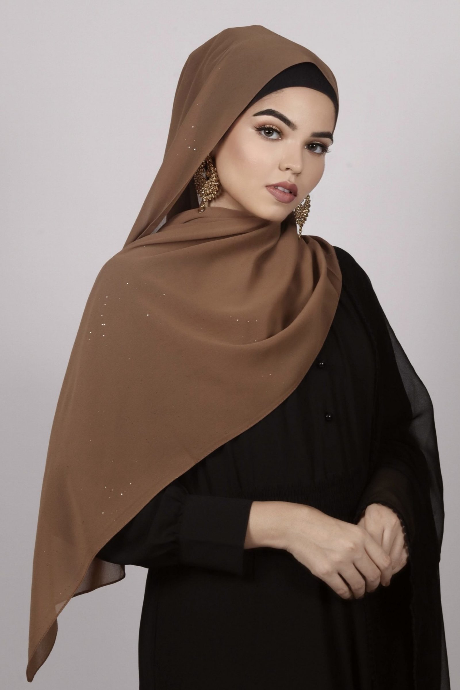 Dune Glitter Chiffon Hijab - Image 2