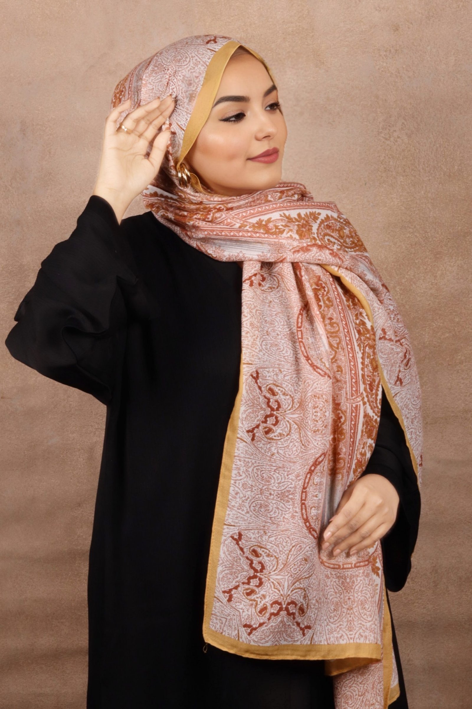 Pareeha Pashmina Prints Premium Viscose Hijab - Image 3