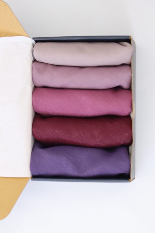 Berrylicious Shimmer Chiffon Box ( Set of 5)