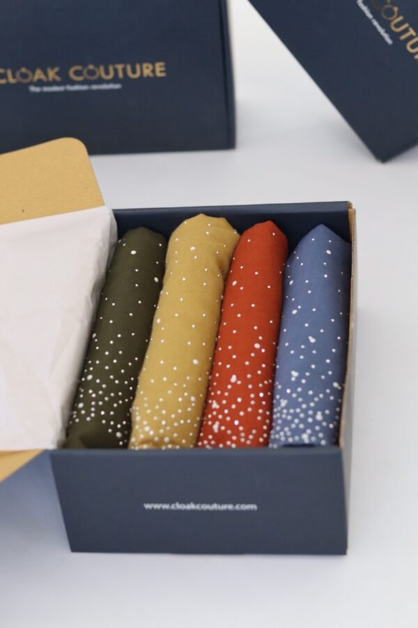 Iconic 4 Cotton Stone Drop Box ( Set of 4)