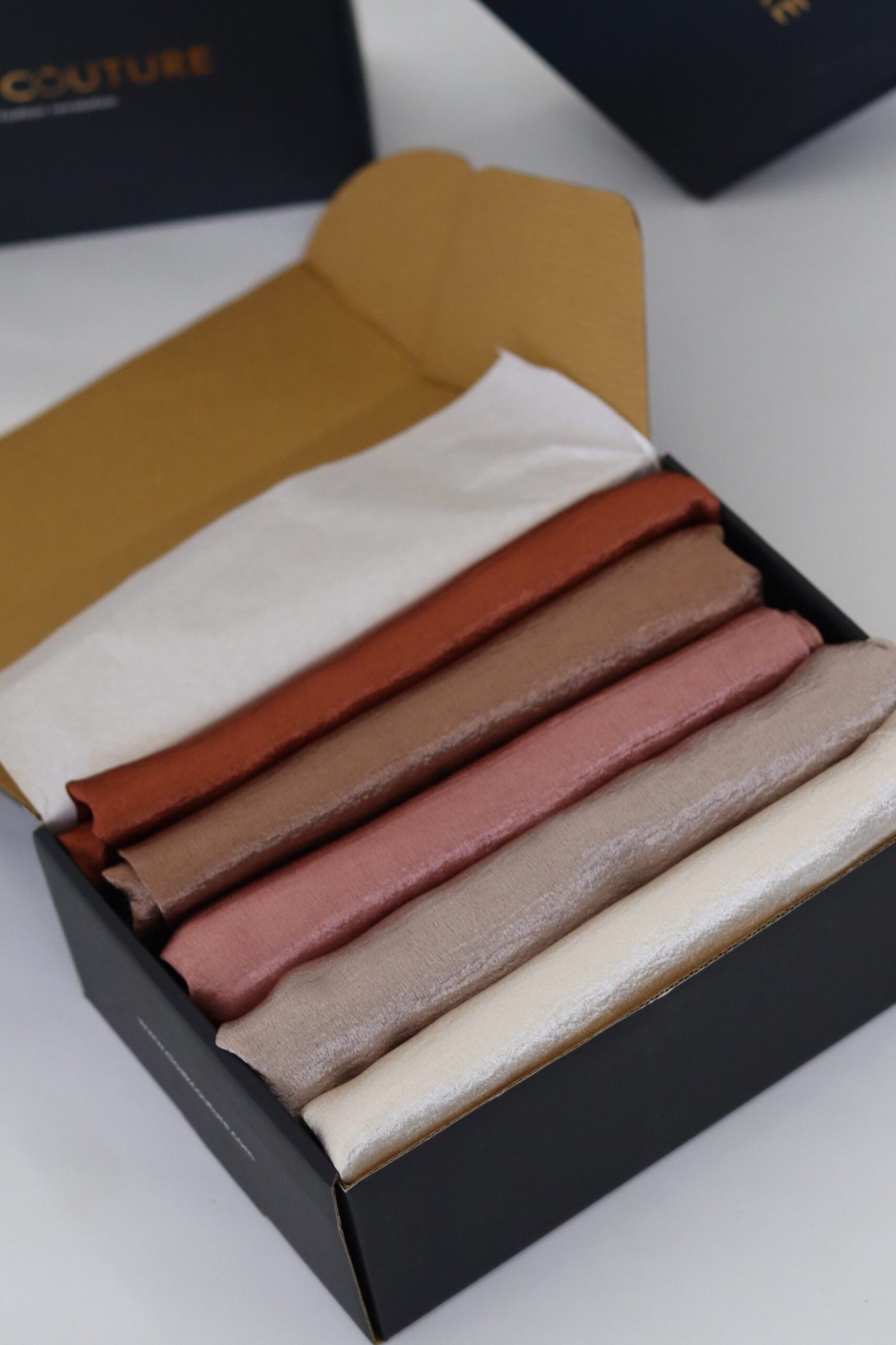 Kiss of Copper Marble Satin Box ( Set of 5) - Image 3